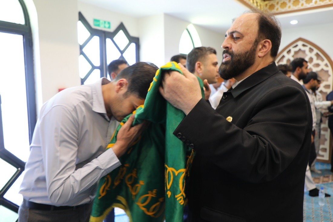 حضور کاروان خادمین حرم مطهر حضرت امام رضا (ع) در شرکت صبا فولاد خلیج فارس