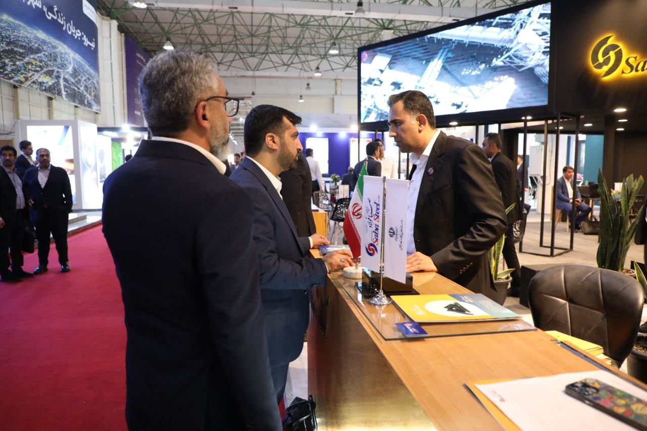 حضور فعال شرکت صبا فولاد خلیج فارس در نمایشگاه بین‌المللی سمپوزیوم فولاد ۱۴۰۴