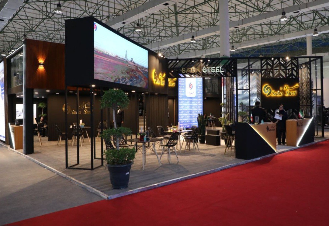 حضور فعال شرکت صبا فولاد خلیج فارس در نمایشگاه بین‌المللی سمپوزیوم فولاد ۱۴۰۴
