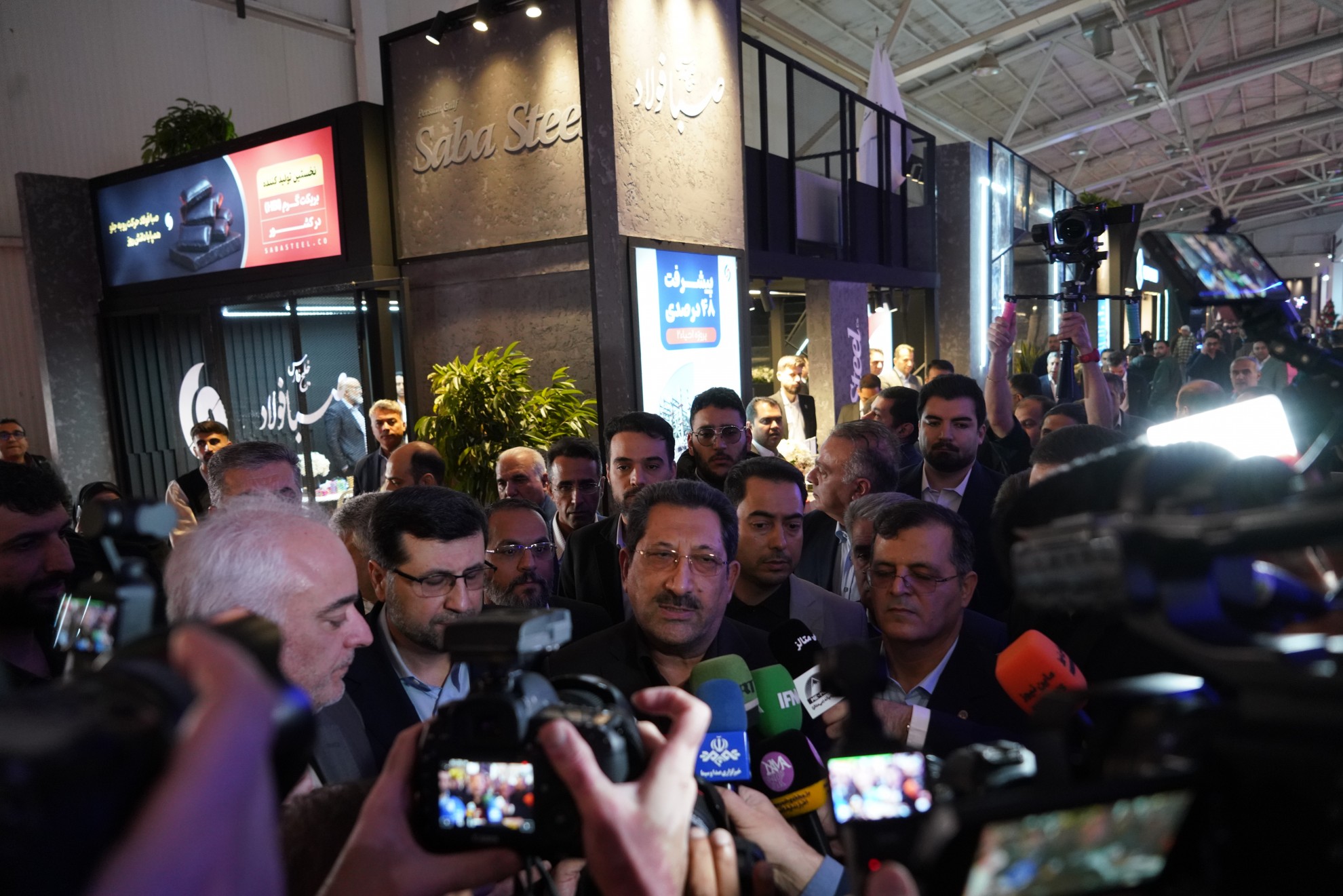 حضور فعال صبا فولاد خلیج‌ فارس در بیست و دومین نمایشگاه بین‌المللی ایران متافو؛ گامی بلند در مسیر دانش و پیشرفت