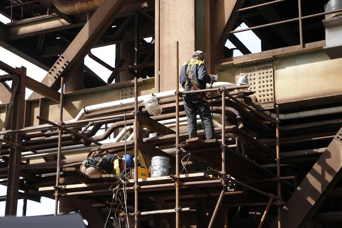 تعمیرات اساسی سالیانه در کارخانه صبا فولاد خلیج فارس